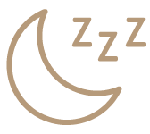 A moon icon for Improved Sleep